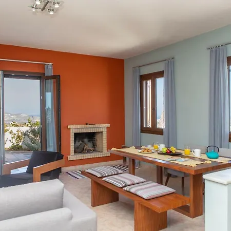 Marguerite - 3 Air-conditioned Bedrooms - Great Sea View Glinado Naxos